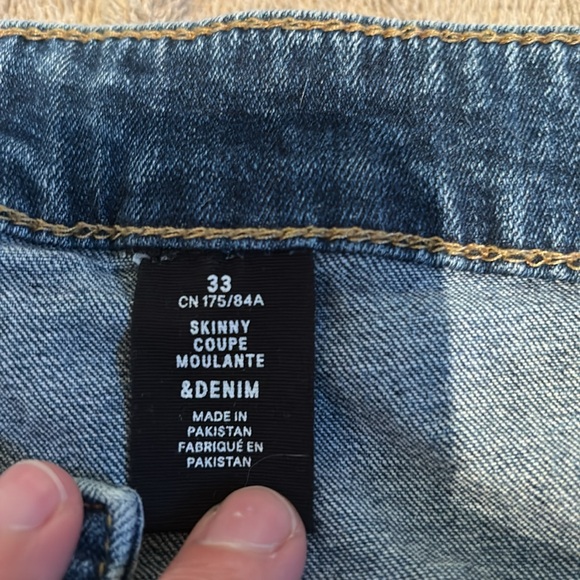 H&M denim men’s slim fit ripped jeans - Picture 4 of 6